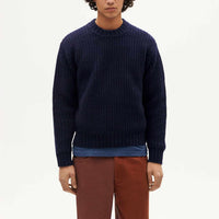 Santos Knitted Sweater in Blue