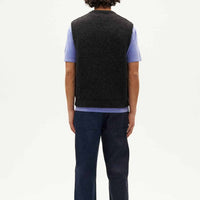 Oliver Knitted Vest in Black