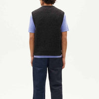 Oliver Knitted Vest in Black