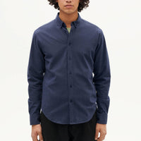 Microchecks Ant Shirt in Blue