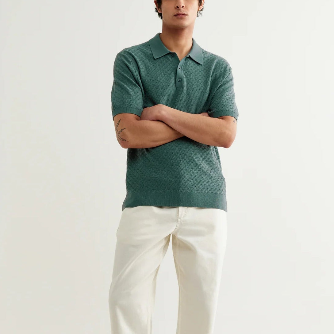 Naples Polo in Sea Green