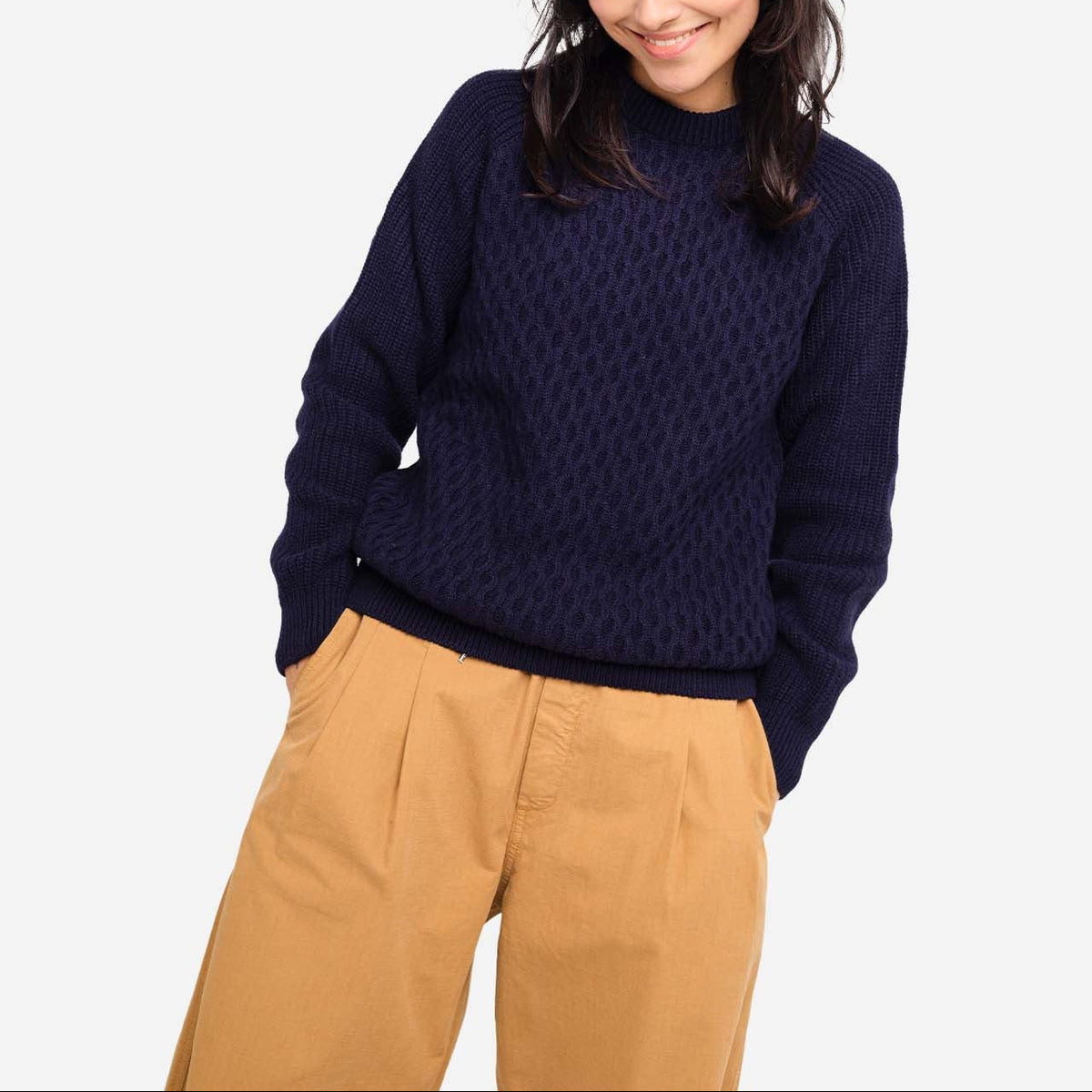 Peak Sweater in Navy