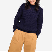 Peak Sweater in Navy