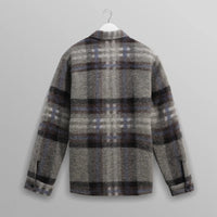 Nolan Overshirt in Grey/Blue Check