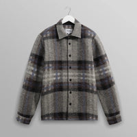 Nolan Overshirt in Grey/Blue Check