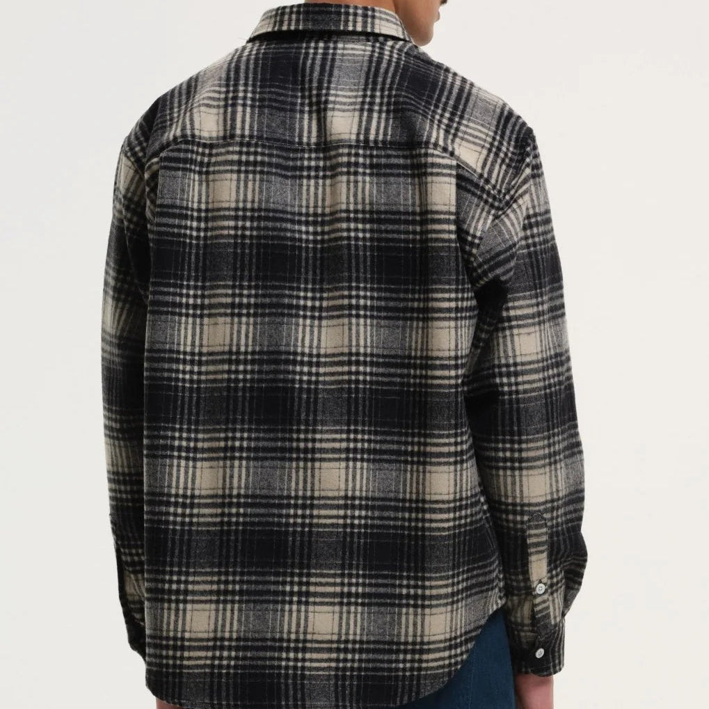 North Point C Shirt in Black/Ecru