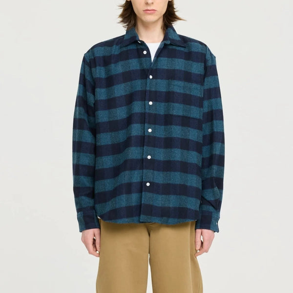 North Point Plaid Shirt in Blue