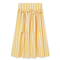 Striped Skirt in Mellow Yellow