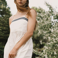 Straps Dress in Off White