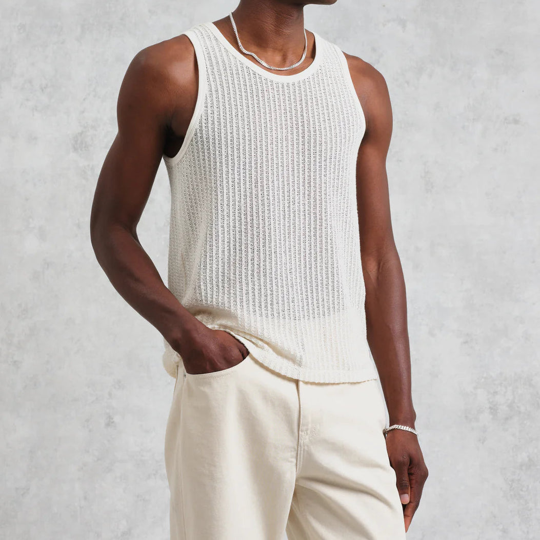 Prim Vest in Jersey Lace