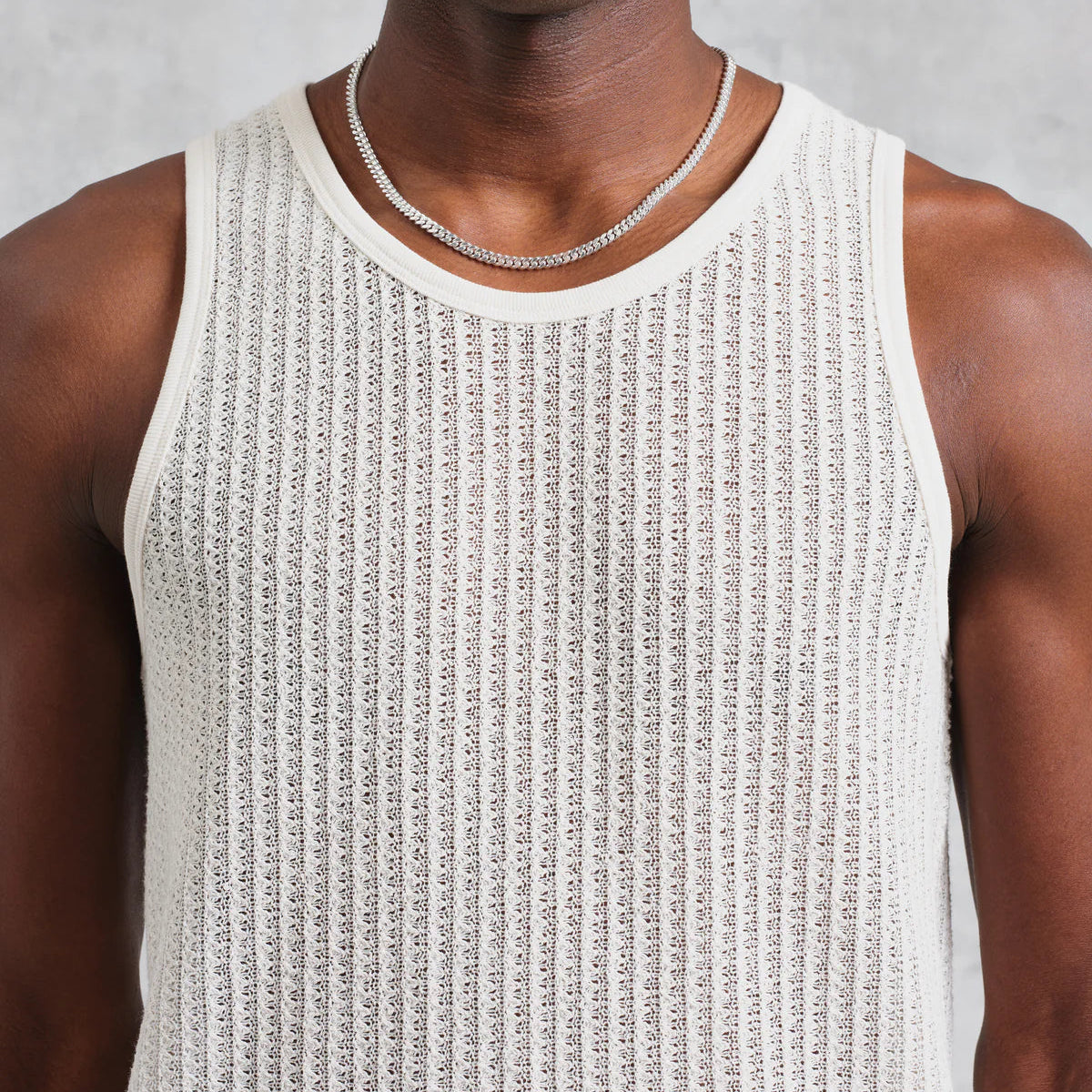Prim Vest in Jersey Lace