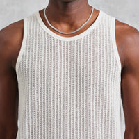 Prim Vest in Jersey Lace