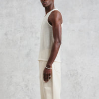 Prim Vest in Jersey Lace