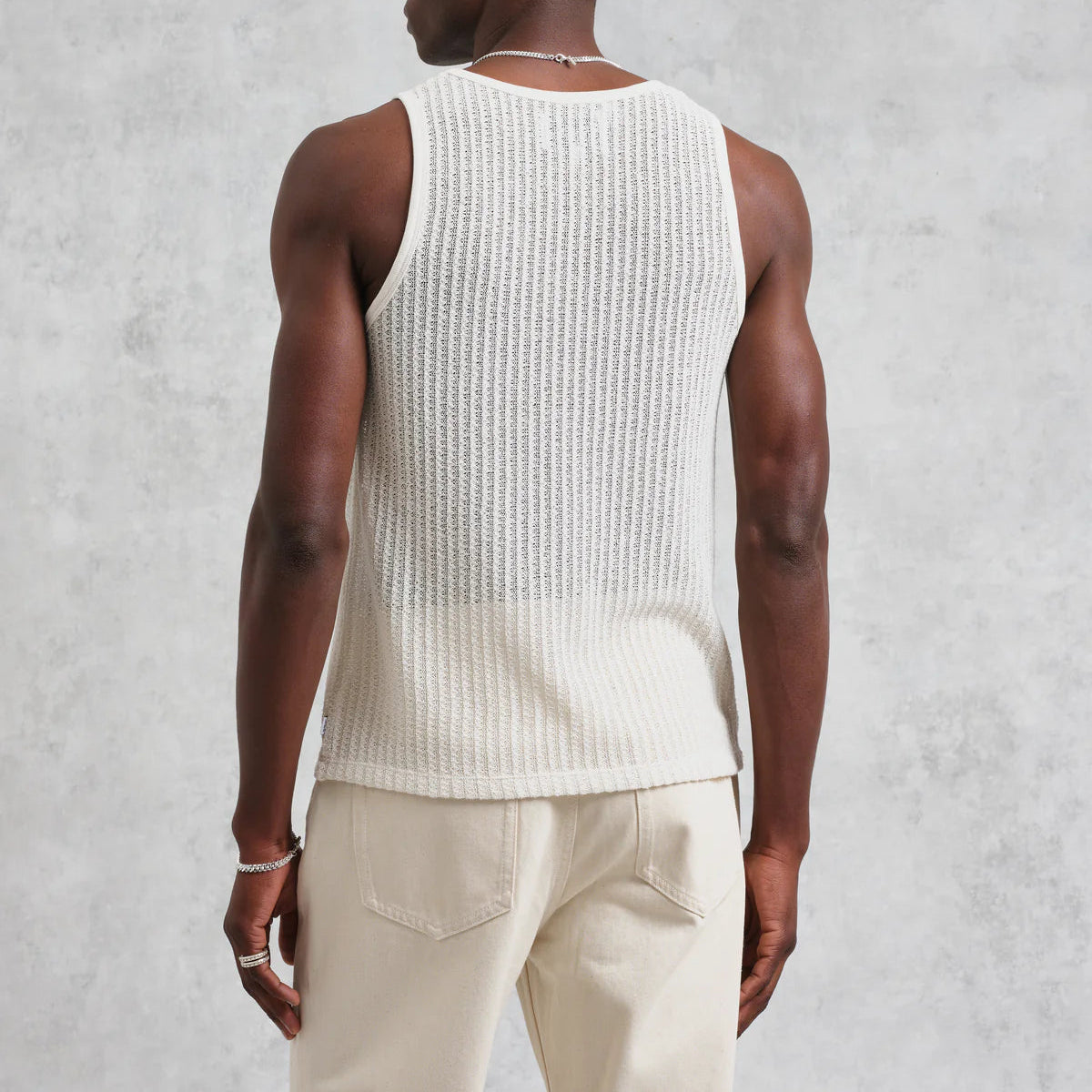 Prim Vest in Jersey Lace