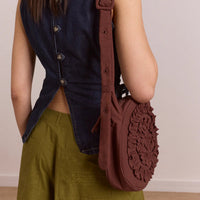 Rae Swirl Bag in Chocolate