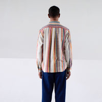 Winter Madras Shirt in Rainbow