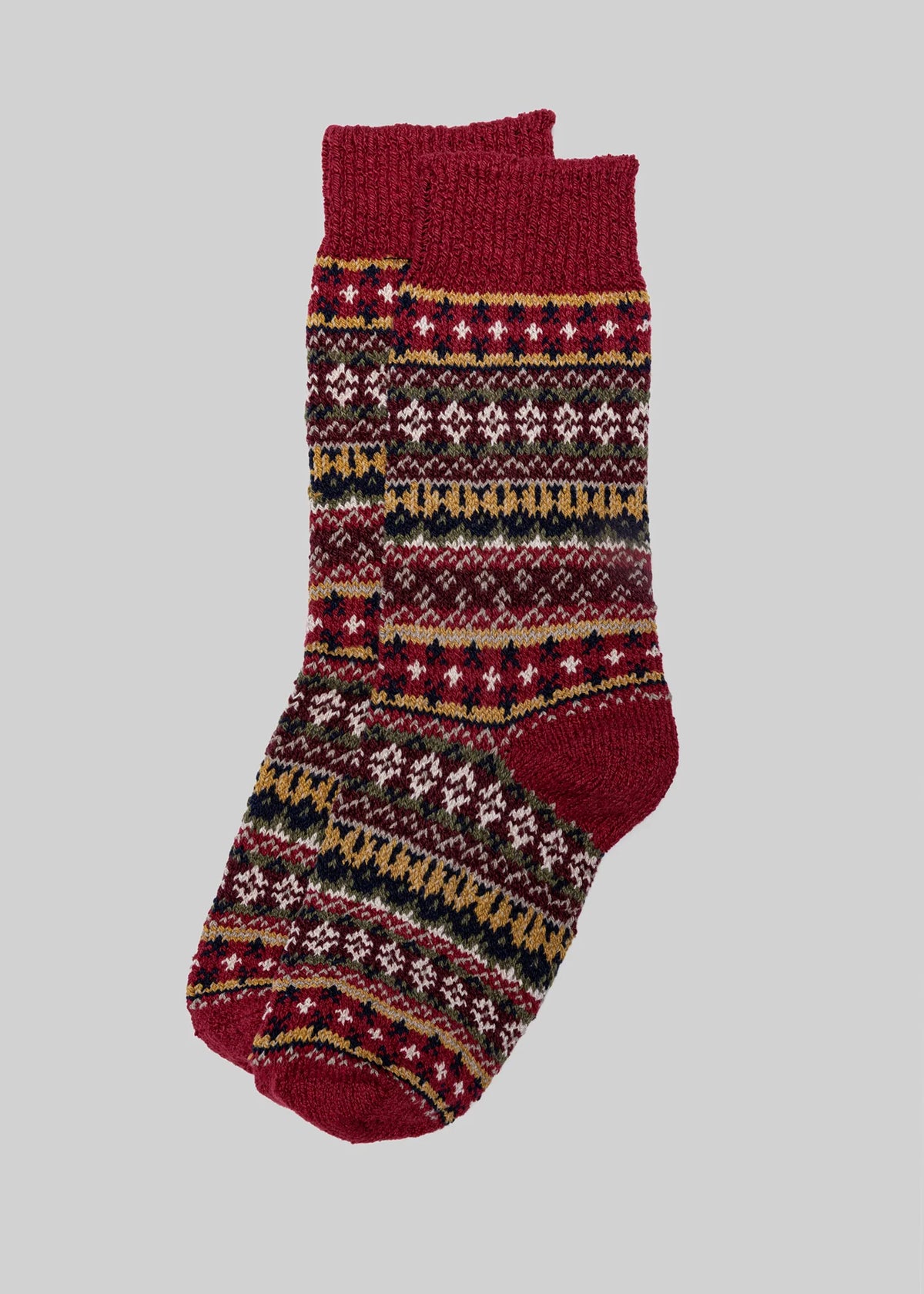 Women's Cotton Fair Isle Sock