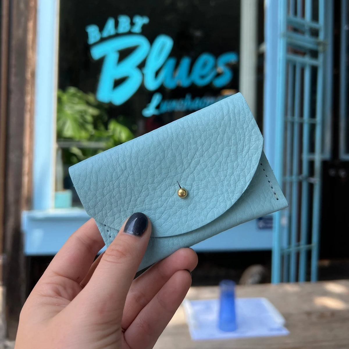 Cardholder in Robin Leather