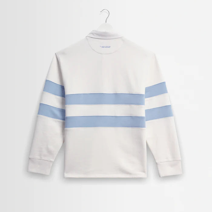 Rowhill Rugby in Ecru/Light Blue