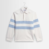Rowhill Rugby in Ecru/Light Blue