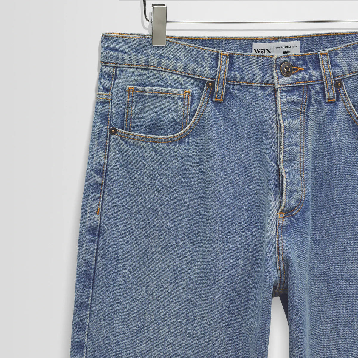 Russell Straight Fit Jean in Selvedge Denim