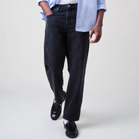 Russell Straight Fit Jean in Washed Black