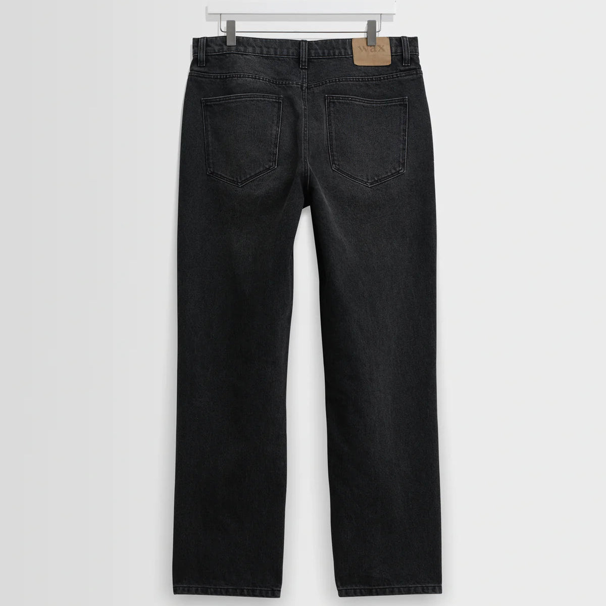 Russell Straight Fit Jean in Washed Black