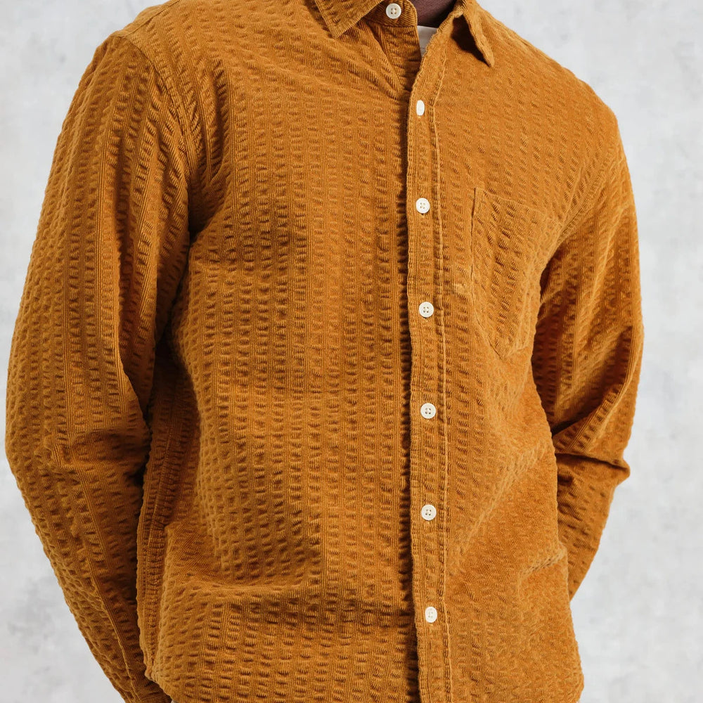 Shelly Shirt in Seersucker Cord – Gemini