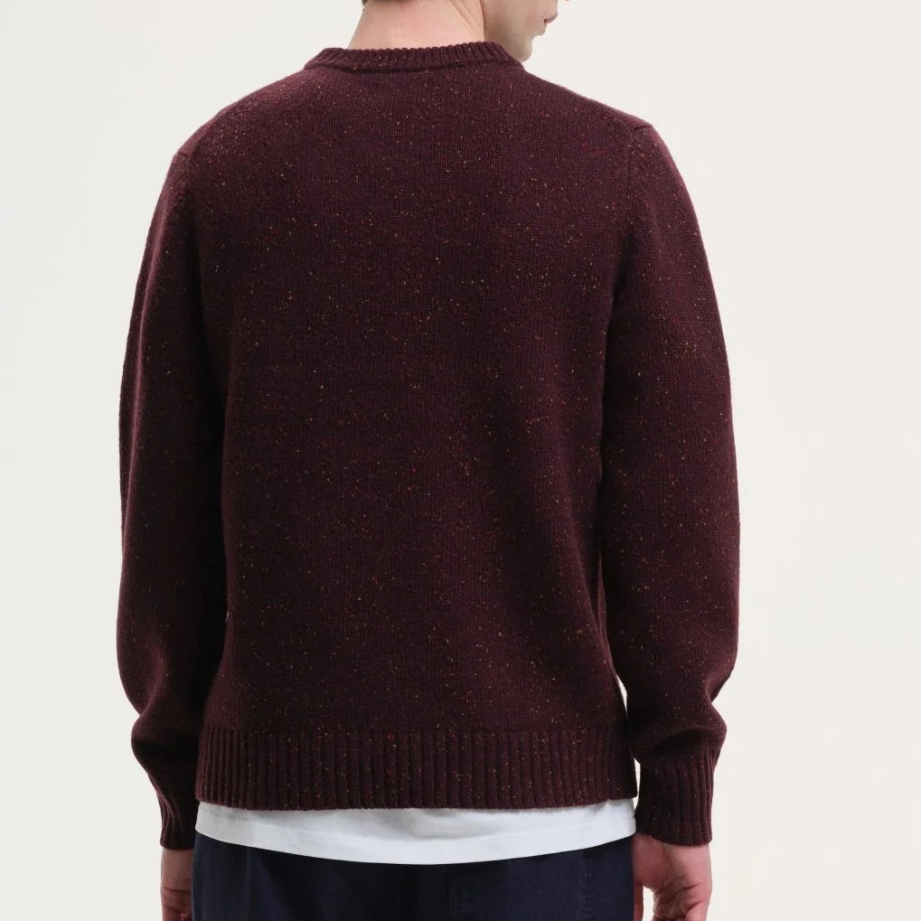 Starry Night Sweater in Burgundy