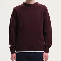 Starry Night Sweater in Burgundy