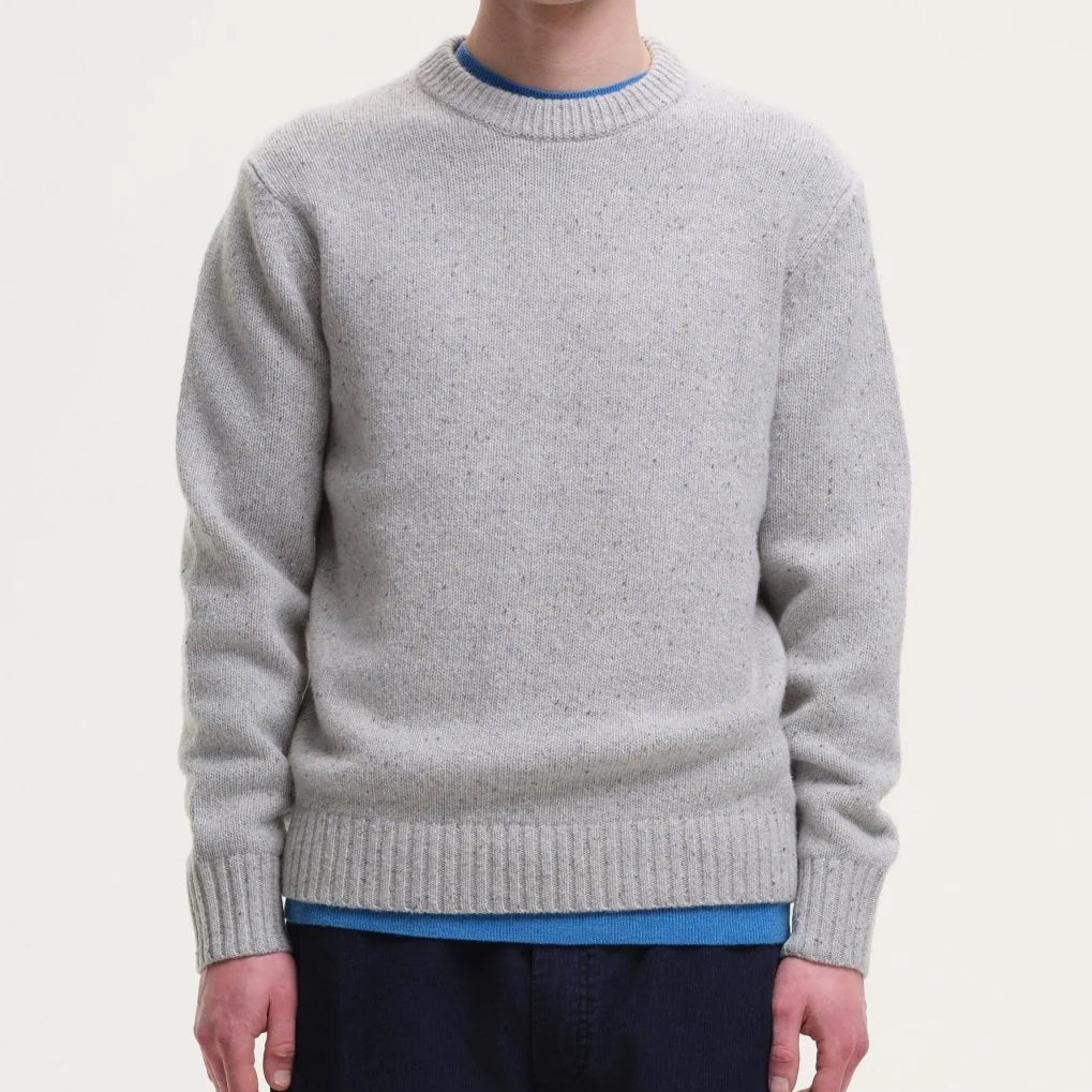 Starry Night Sweater in Light Grey