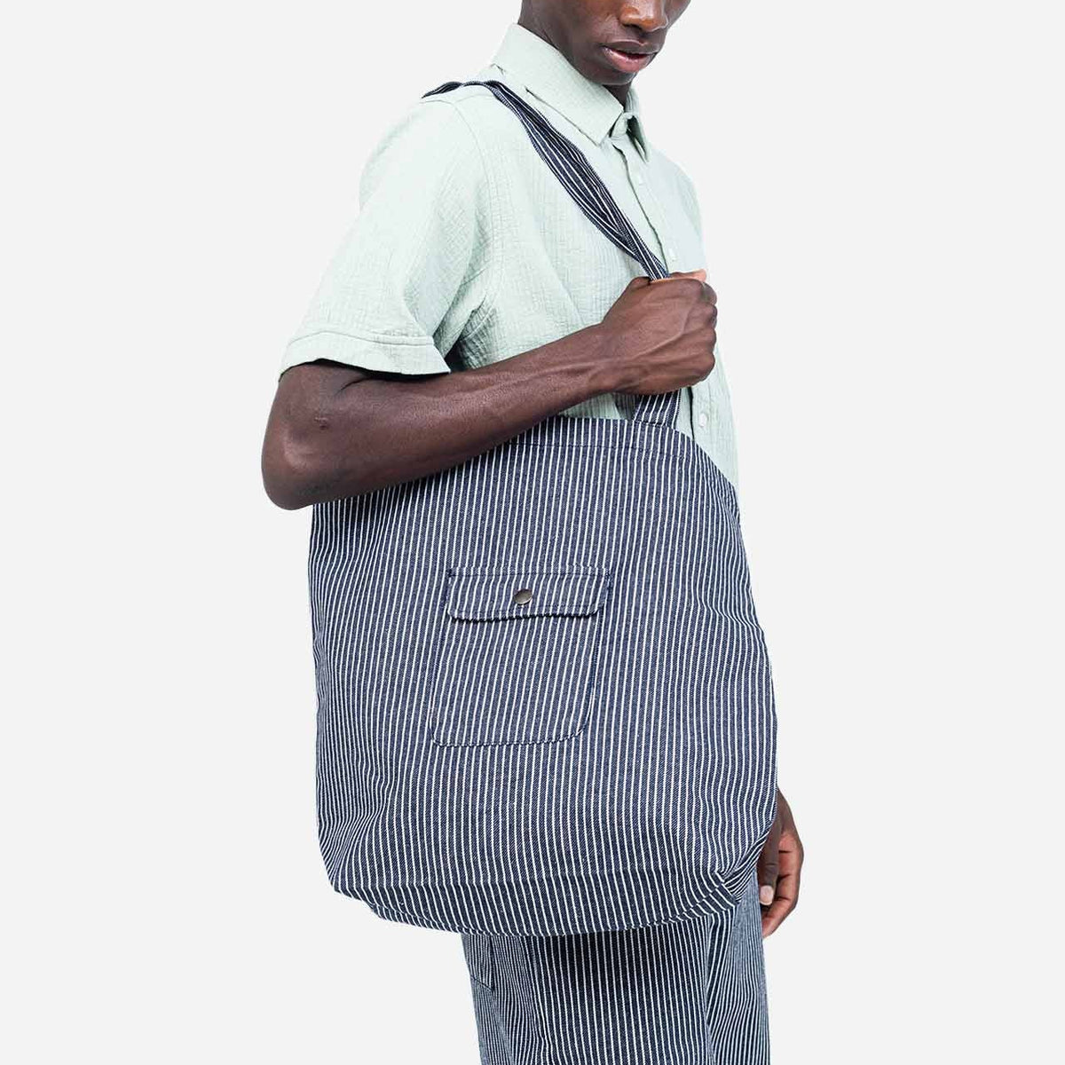 Toto Denim Tote in Stripes