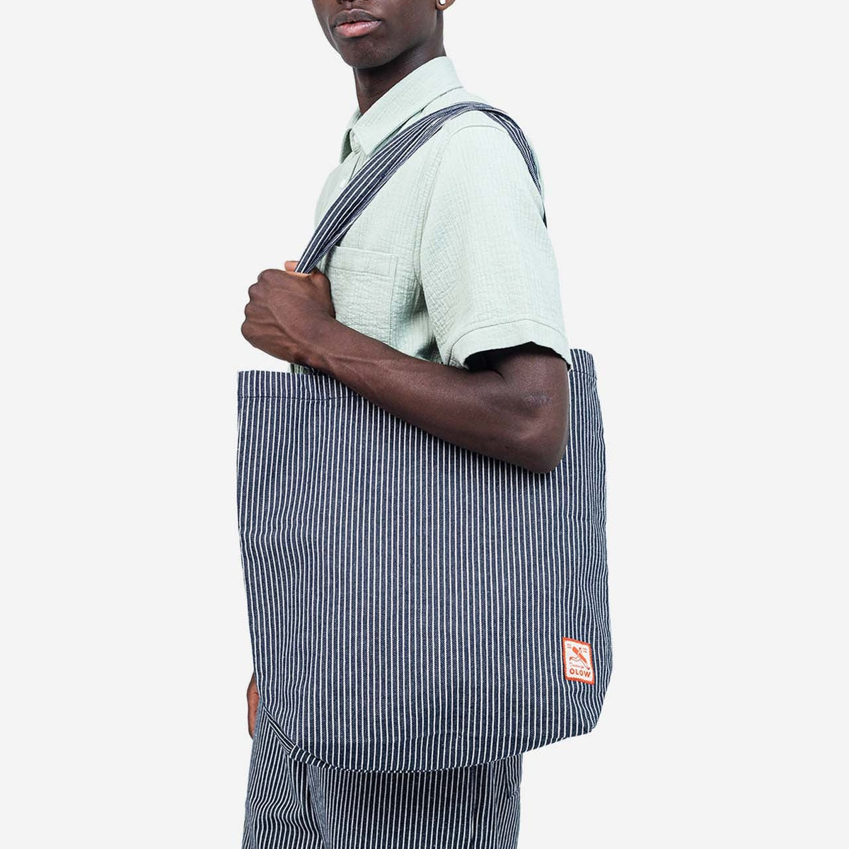 Toto Denim Tote in Stripes
