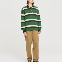 The Deep Zip Polo in Green