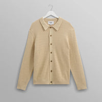 Tristan Knit Shirt in Sand