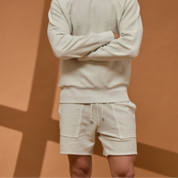 Utility Sweat Short in Salt