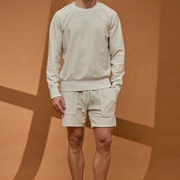 Utility Sweat Short in Salt