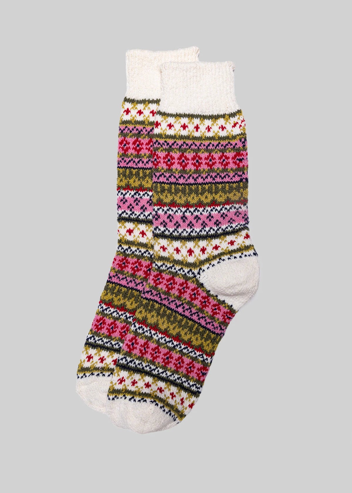 Women's Cotton Fair Isle Sock