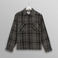 Whiting Overshirt in Black Twin Weave