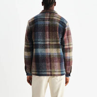 Whiting Overshirt in Wool Blend Check