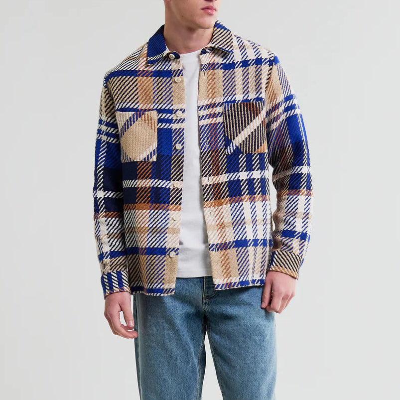 Whiting Overshirt in Bold Check
