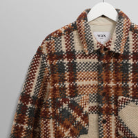 Whiting Overshirt in Wool Blend Bobble