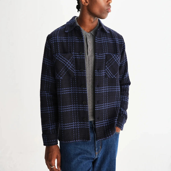 Whiting Overshirt in Skate Check