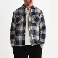 Whiting Overshirt in Marine Beatnik