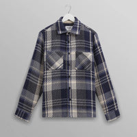 Whiting Overshirt in Navy Spear Check