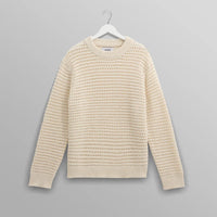 Wilde Open Knit Sweater in Ecru