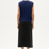 Kelly Knitted Vest in Blue