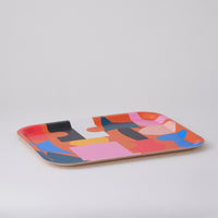 Rectangle Art Tray in Shapes