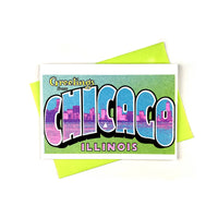 Greetings from Chicago Card