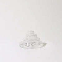 Glass Meso Incense Holder in Clear